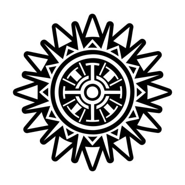 Güneş patlaması sembolünün bir simgesi