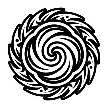 Dönen dövmenin katı bir simgesi