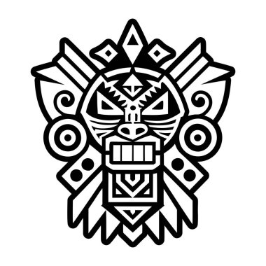 Antik totem dövmesinin sembolü.