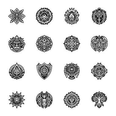 Yerel yaka sembolünün sembol biçiminde bir sembol.