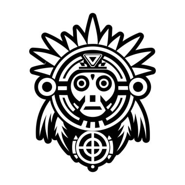 Şaman şifalı dövmenin sağlam bir simgesi.