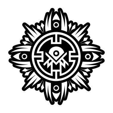 Hopi şifa sembolünün bir sembol şekli.