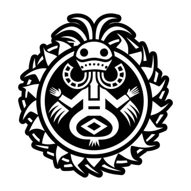 Yılan dansı dövmesinin doldurulmuş bir simgesi