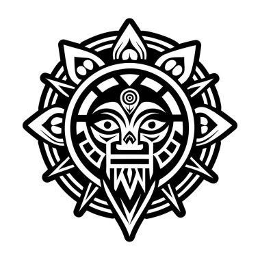 Yerel liderlik dövmesinin doldurulmuş bir simgesi