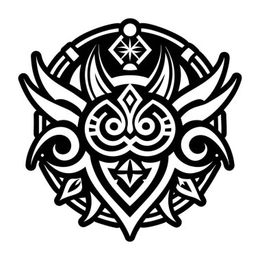 Yeniden doğuş sembolünün doldurulmuş bir biçim simgesi