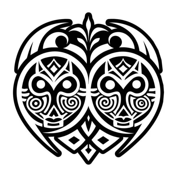 Kutsal ikizler sembolünün doldurulmuş bir simgesi