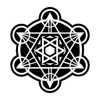 Bir mandala vektör illüstrasyonu