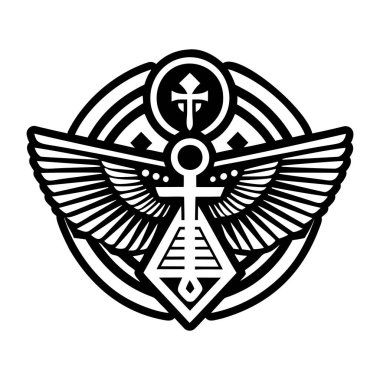 Göç sahnesini tam stil gösteren bir simge