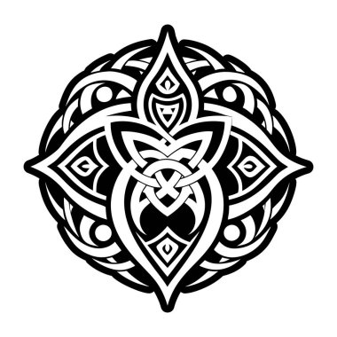 Doldurulmuş biçimdeki gelt motifini gösteren bir simge