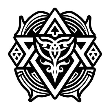 Isaac sembolünü tasvir eden dolu bir biçim simgesi