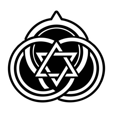 Yahudi mirasını ve sembolizmini tasvir eden bir sembol.