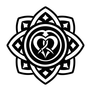 İyilik sembolü gösteren dolu bir biçim simgesi