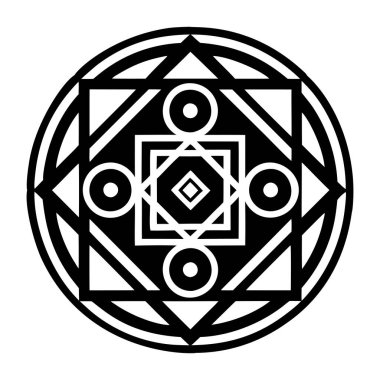 Sihirli kare gösteren dolu bir biçim simgesi