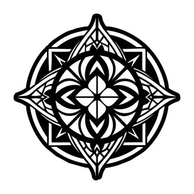 Lekeli çiçek tasvir eden dolu bir biçim simgesi