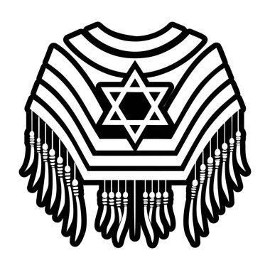 Tallit dua şalını tasvir eden doldurulmuş bir simge