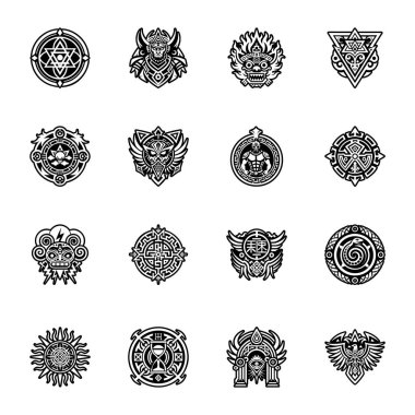 Savaş baltası sembolünün katı bir simgesi.