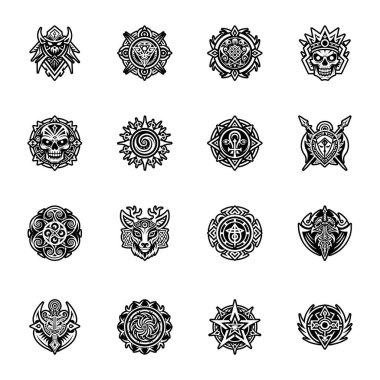 Maya kuşunun sembolünün bir simgesi.