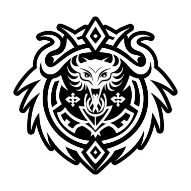 Ejderha dövmesinin doldurulmuş bir simgesi