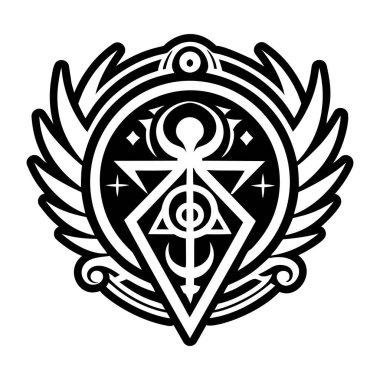 İlahi ruhun simgesi olan bir sembol.