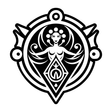 Toprak ana dövmesinin sağlam bir simgesi.