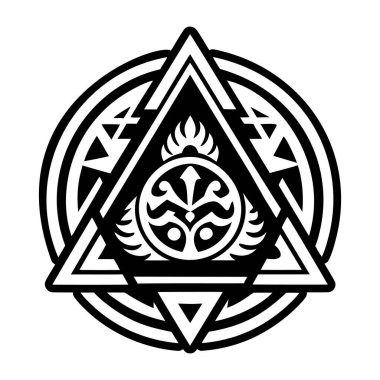 Eşkenar dövmenin bir simgesi