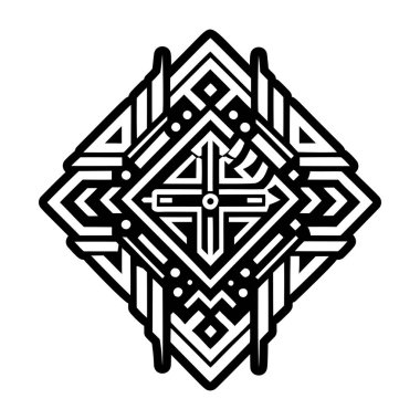 Geometrik sembolün katı biçim simgesi