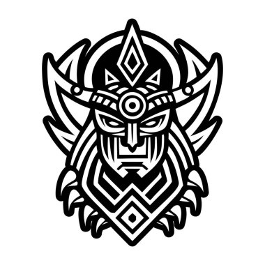 Eski savaşçı dövmesinin sembolü.