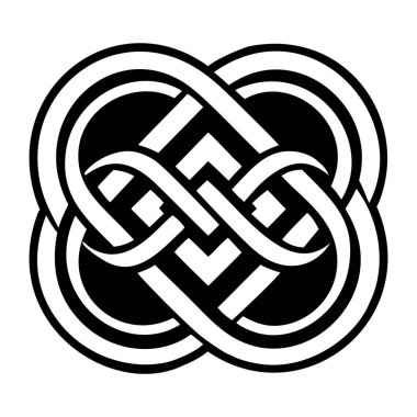 Avcı sembolü dövmesinin doldurulmuş bir simgesi