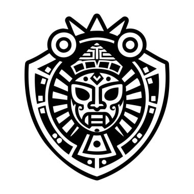 Koruma kalkanı dövmesinin doldurulmuş bir simgesi