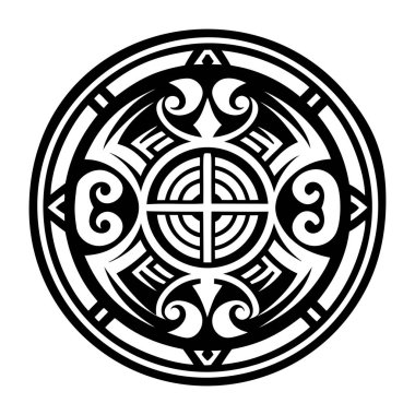 Tarihi haç dövmesinin doldurulmuş bir simgesi