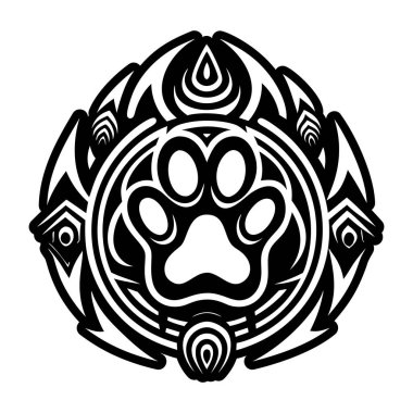 Jaguar pati dövmesinin sağlam bir simgesi