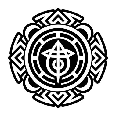 Kutsal çember sembolünün bir simgesi.