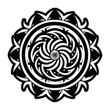 Girdap desenli dövmenin bir simgesi