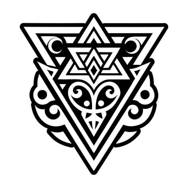 Antik geçit sembolünün doldurulmuş bir biçim simgesi