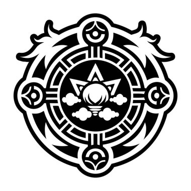 Cennet sembolü dövmesinin katı bir simgesi.