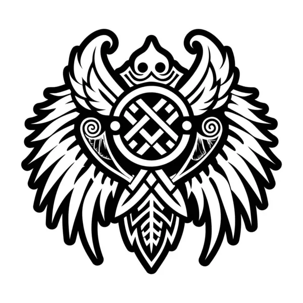 Kutsal kanat sembolünün bir simgesi.