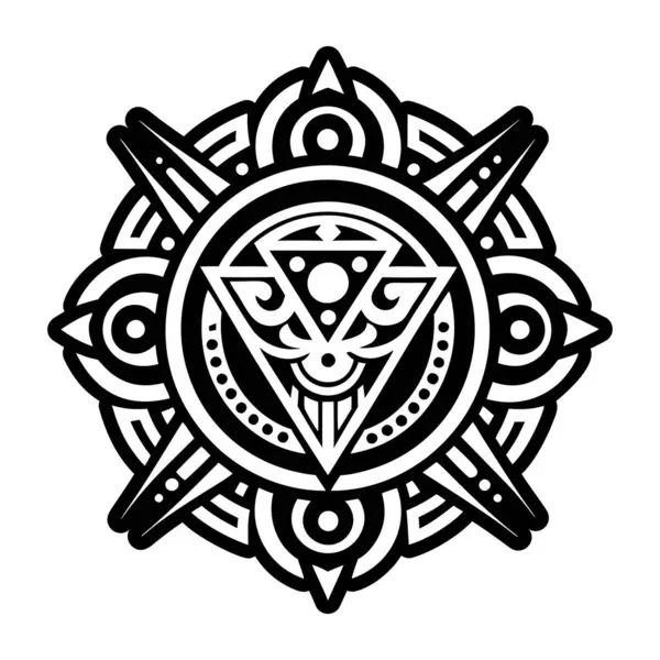 Şamanik sembolün katı biçim simgesi