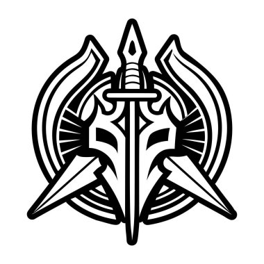 Kılıçlı Viking kalkanı, Viking kalkanı, Viking miğferi