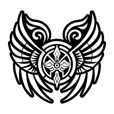 Daedalus dövmesini tasvir eden katı bir biçim simgesi