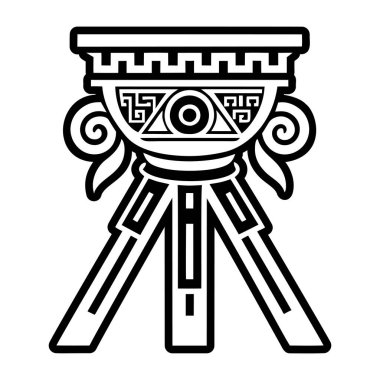 Yunan ateş yakma simgesinin bir simgesi