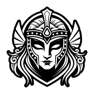 Penthesilea savaşçı dövmesini gösteren bir simge