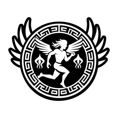 Yunan maratonunu gösteren bir sembol