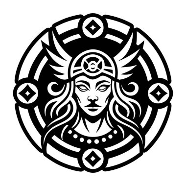 Dodona tanrıçasının doldurulmuş bir simgesi