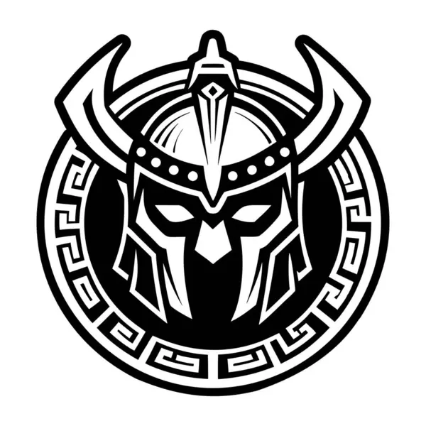 Yunan miğferinin doldurulmuş stil simgesi