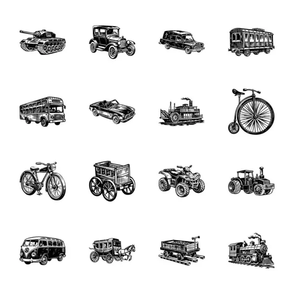 Petrol tankerini tasvir eden klasik tasvirler