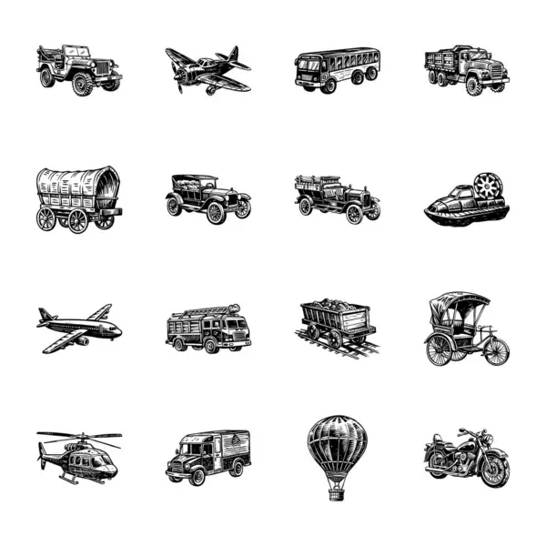 Ford modelinin klasik tarzda tasarlanmış bir çizimi