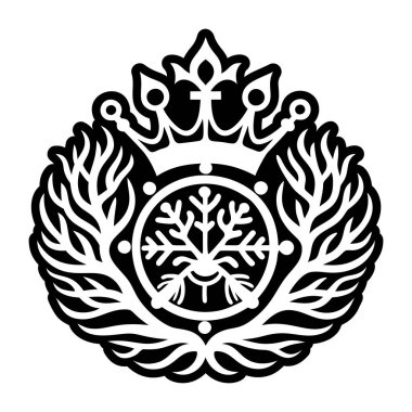 Mercan resifi dövmesinin doldurulmuş bir simgesi