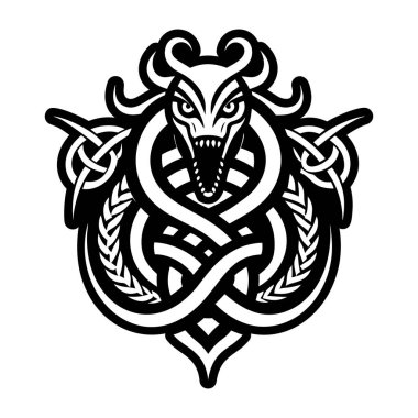 Yılan sembolünün katı biçim simgesi