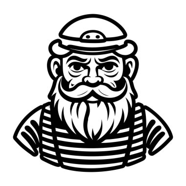 Balıkçı dövmesinin doldurulmuş bir simgesi