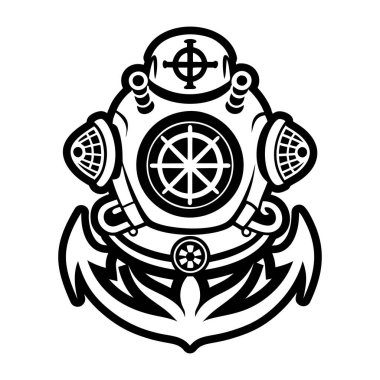 Dalgıç miğferi sembolünün bir simgesi